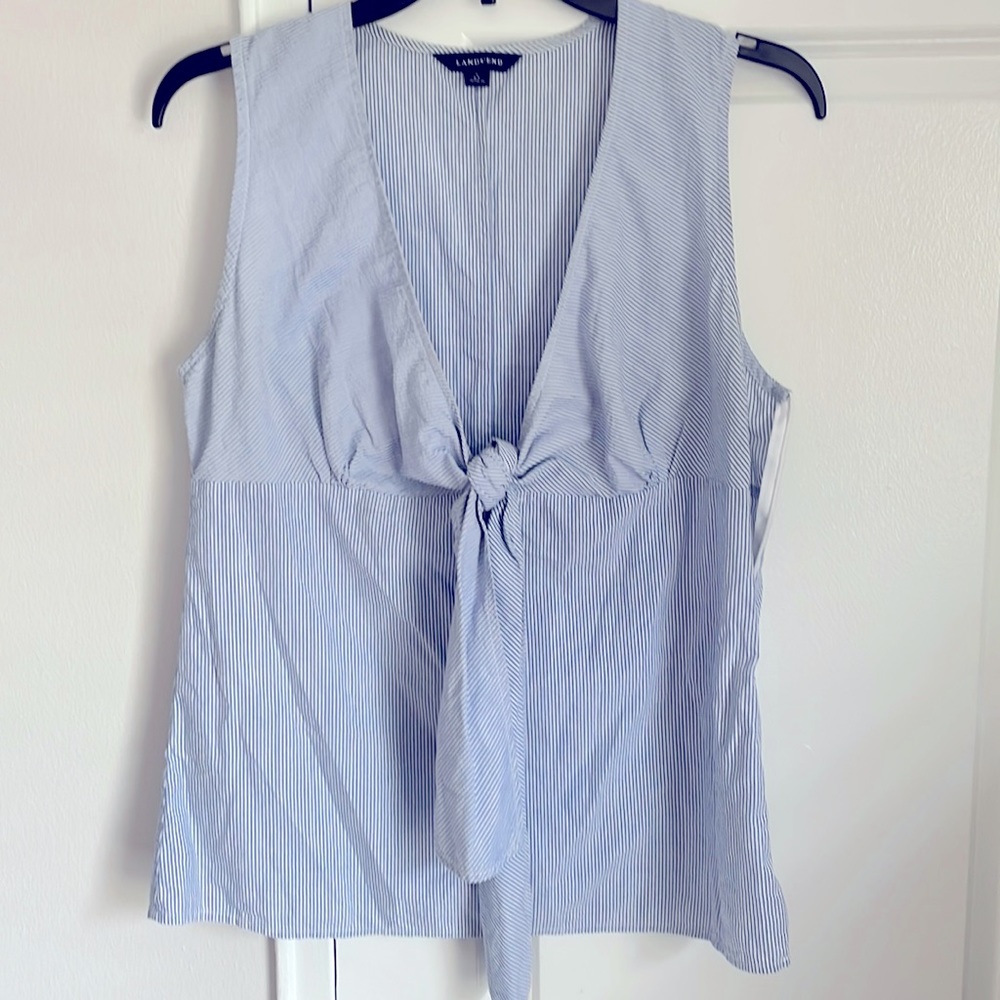 🔥Land’s End cotton women’s blouse